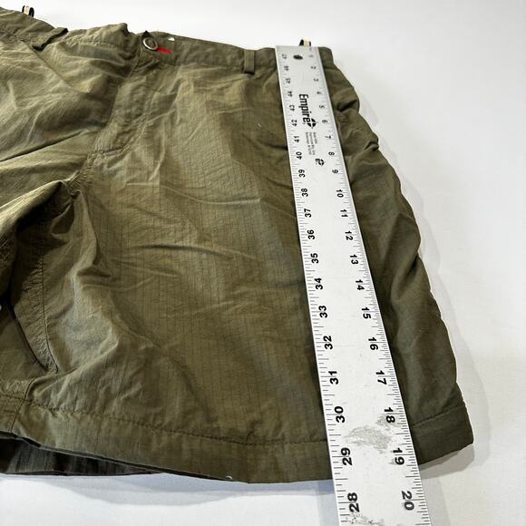 The North Face Mens Shorts Size 36 Green Nylon Outdoor Hiking Camping FLAW - Picture 7 of 9